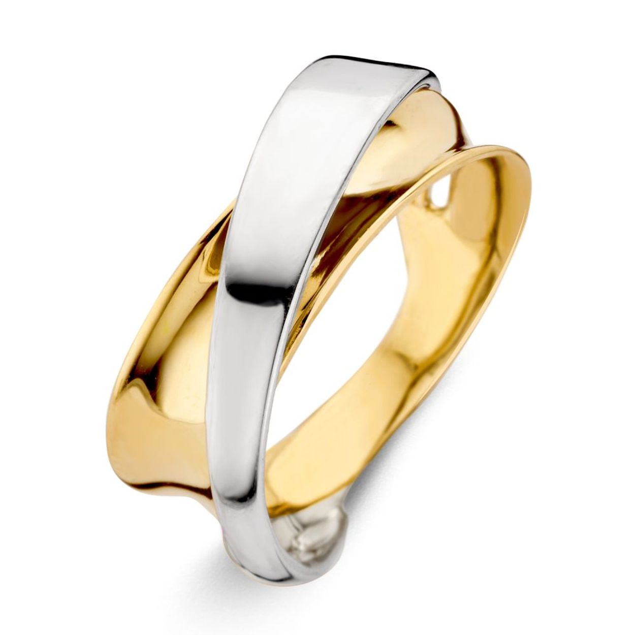 Ring bicolor Maat 56