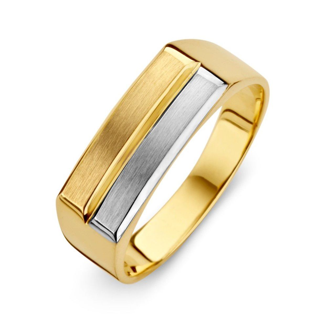 Ring bicolor Maat 66