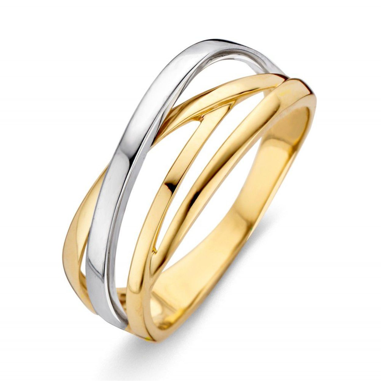 Ring bicolor Maat 56