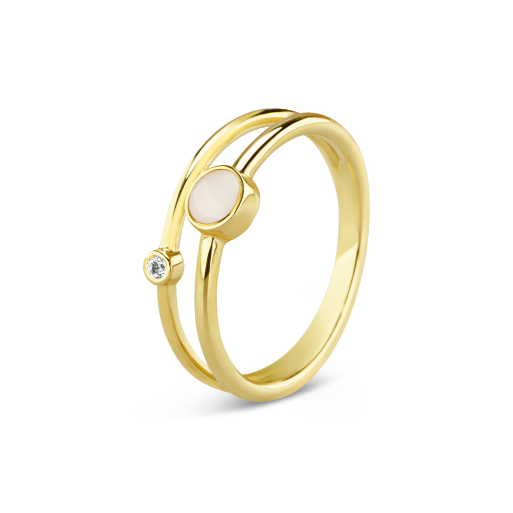 Geboortesteen-ring waar as, haar of moedermelk in verwerkt kan worden. Dit sieraad wordt zichtbaar aan de bovenkant gevuld en wordt vermengd met onze speciale hars.
Bij deze ring is het op deze productpagina niet mogelijk om van harskleur te verwisselen, maar is in werkelijkheid wel degelijk mogelijk. Deze ring op de afbeelding is in dit geval gevuld met moedermelk. Aan zowel de asjes, haren of moedermelk kunnen kleurstof en glitters toegevoegd worden.

Geboortesteen
Bij iedere geboortemaand hoort een eigen geboortesteen die elk zijn eigen unieke eigenschappen bezit.
Januari / Granaat: liefde, verbintenis, toewijding
Februari / Amethyst: zuivering, bescherming, kalmte
Maart / Aquamarijn: kalmte, kracht, toewijding
April / Diamant: helderheid, concentratie, positieve energie
Mei / Smaragd: zelfliefde, acceptatie en bescherming tegen angst
Juni / Alexandrite: harmonie, transformatie, liefde
Juli / Robijn: bescherming, passie, vitaliteit
Augustus / Peridot: welvaart, liefde, compassie
September / Sapphire: wijsheid, harmonie, balans
Oktober / Morganite: liefde, acceptatie, transformatie
November / Citrien: zelfvertrouwen, kracht, concentratie
December / Topaas: zelfvertrouwen, zelfexpressie, communicatie
Samenvatting:
Helaas niet verkrijgbaar in zilver
 	Geboortesteen ring
 	Het toevoegen van extra kastjes is mogelijk! Deze aanpassing heeft een meerprijs van 50 per kastje inclusief geboortesteen (diamant heeft een meerprijs van 100 voor ieder volgend kastje)

Afmetingen:

 	individuele scheentjes zijn 1,5 mm breed
 	vulcompartimentje is 6 mm doorsnee