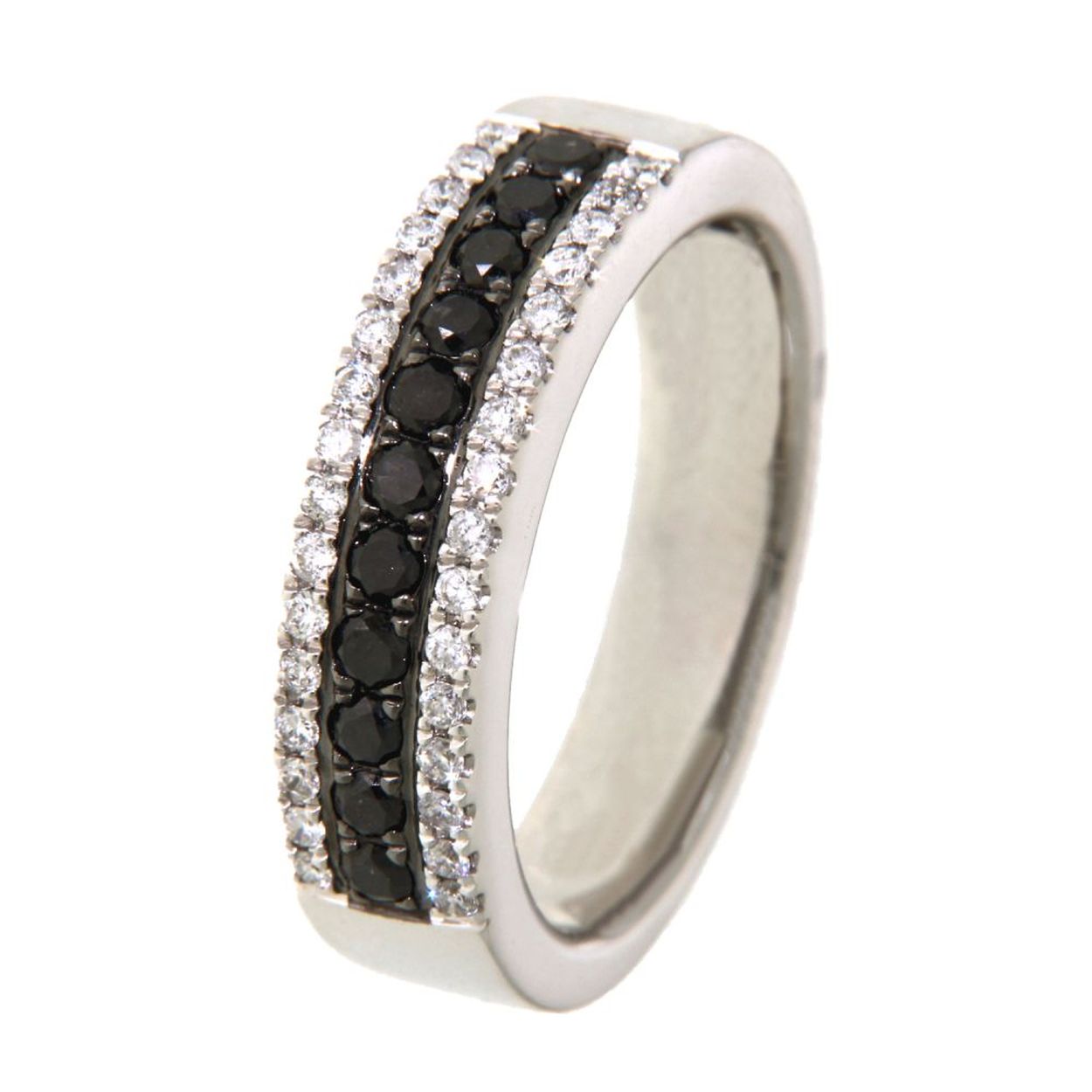 Ring witgoud briljant Maat 52