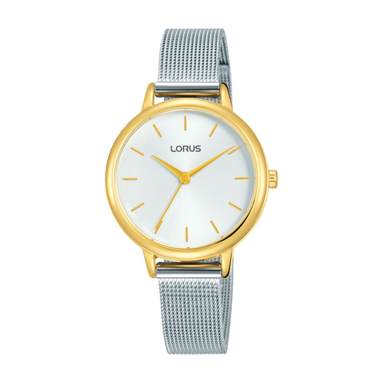 Dit dameshorloge is van het merk Lorus. Het is een analoog horloge gemaakt van staal. De diameter van de kast is 30 mm en de kast is 7.8 mm dik.
De verdere specificaties van het horloge zijn als volgt:
Glassoort: hardlex mineraal glas
Bandbreedte: 
Kastmateriaal: metaal
Waterdichtheid: 3 ATM
Techniek: quartz