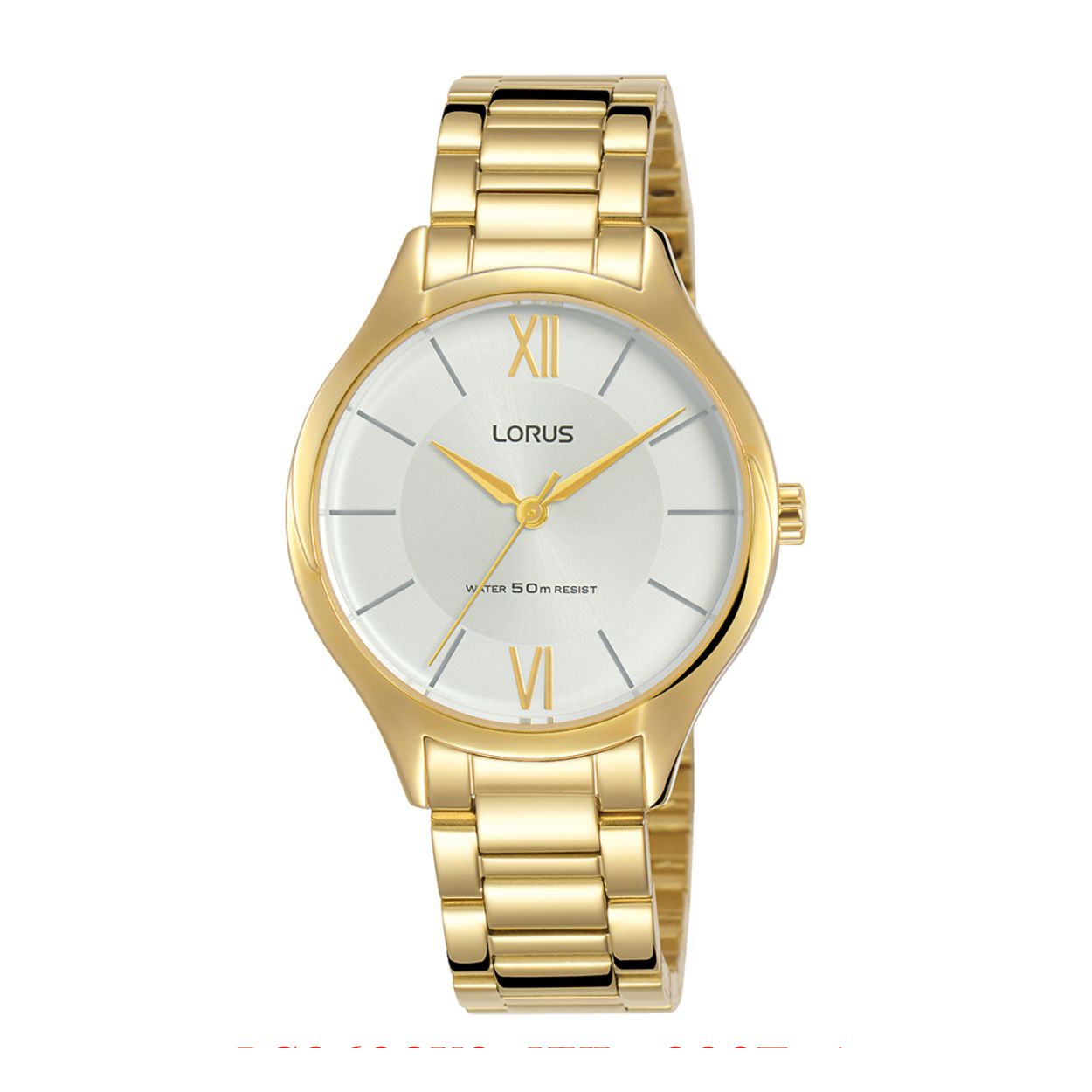 Dit dameshorloge is van het merk Lorus. Het is een analoog horloge gemaakt van staal. De diameter van de kast is 32 mm en de kast is 8 mm dik.
De verdere specificaties van het horloge zijn als volgt:
Glassoort: hardlex mineraal glas
Bandbreedte: 14
Kastmateriaal: metaal
Waterdichtheid: 5 ATM
Techniek: quartz