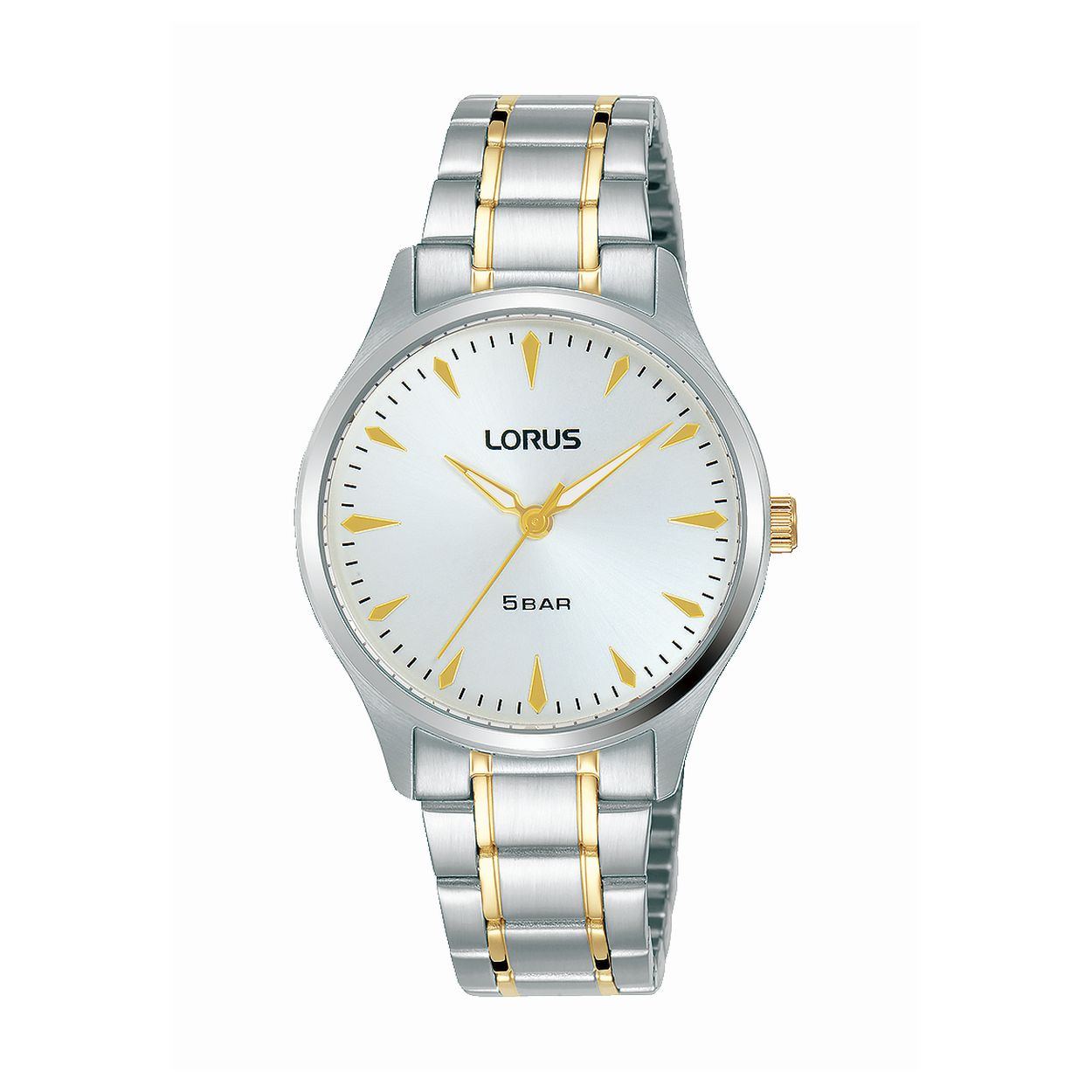 Dit dameshorloge is van het merk Lorus. Het is een analoog horloge gemaakt van staal. De diameter van de kast is 32 mm en de kast is 7.5 mm dik.
De verdere specificaties van het horloge zijn als volgt:
Glassoort: hardlex mineraal glas
Bandbreedte: 14
Kastmateriaal: staal
Waterdichtheid: 5 ATM
Techniek: quartz