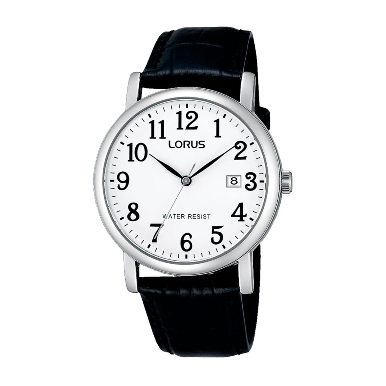 Dit herenhorloge is van het merk Lorus. Het is een analoog horloge gemaakt van leer. De diameter van de kast is 37.5 mm en de kast is 9 mm dik.
De verdere specificaties van het horloge zijn als volgt:
Glassoort: hardlex mineraal glas
Bandbreedte: 20
Kastmateriaal: metaal
Waterdichtheid: 3 ATM
Techniek: quartz
