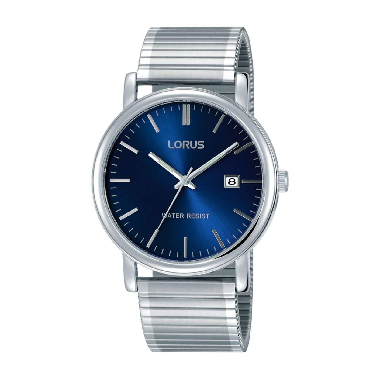 Dit herenhorloge is van het merk Lorus. Het is een analoog horloge gemaakt van staal. De diameter van de kast is 37.5 mm en de kast is 9.5 mm dik.
De verdere specificaties van het horloge zijn als volgt:
Glassoort: hardlex mineraal glas
Bandbreedte: 20
Kastmateriaal: metaal
Waterdichtheid: 3 ATM
Techniek: quartz