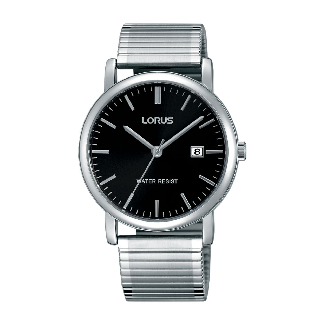 Dit herenhorloge is van het merk Lorus. Het is een analoog horloge gemaakt van staal. De diameter van de kast is 37.5 mm en de kast is 9.5 mm dik.
De verdere specificaties van het horloge zijn als volgt:
Glassoort: hardlex mineraal glas
Bandbreedte: 19
Kastmateriaal: metaal
Waterdichtheid: 3 ATM
Techniek: quartz