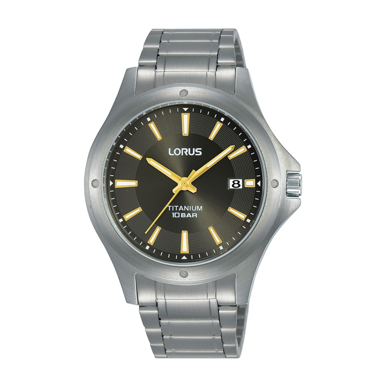 Lorus Horloge Titanium RG867CX9 
Dit herenhorloge is van het merk Lorus. Het is een analoog horloge gemaakt van titanium. De diameter van de kast is 37 mm en de kast is 9 mm dik.
De verdere specificaties van het horloge zijn als volgt:
Glassoort: hardlex mineraal glas
Bandbreedte: 16
Kastmateriaal: titanium
Waterdichtheid: 10 ATM
Techniek: quartz