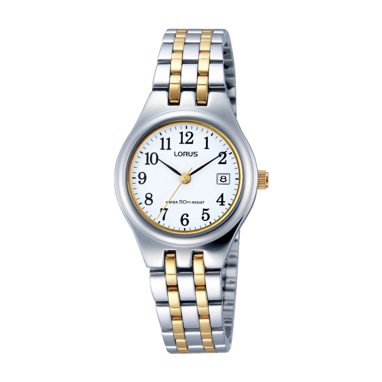 Dit dameshorloge is van het merk Lorus. Het is een analoog horloge gemaakt van staal. De diameter van de kast is 26.5 mm en de kast is 7.5 mm dik.
De verdere specificaties van het horloge zijn als volgt:
Glassoort: hardlex mineraal glas
Bandbreedte: 13
Kastmateriaal: metaal
Waterdichtheid: 5 ATM
Techniek: quartz
