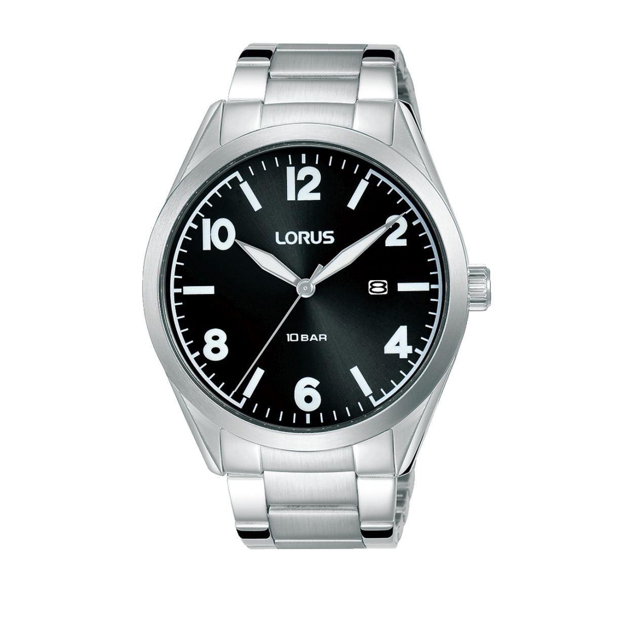 Dit herenhorloge is van het merk Lorus. Het is een analoog horloge gemaakt van staal. De diameter van de kast is 42 mm en de kast is 11 mm dik.
De verdere specificaties van het horloge zijn als volgt:
Glassoort: hardlex mineraal glas
Bandbreedte: 20
Kastmateriaal: staal
Waterdichtheid: 10 ATM
Techniek: quartz