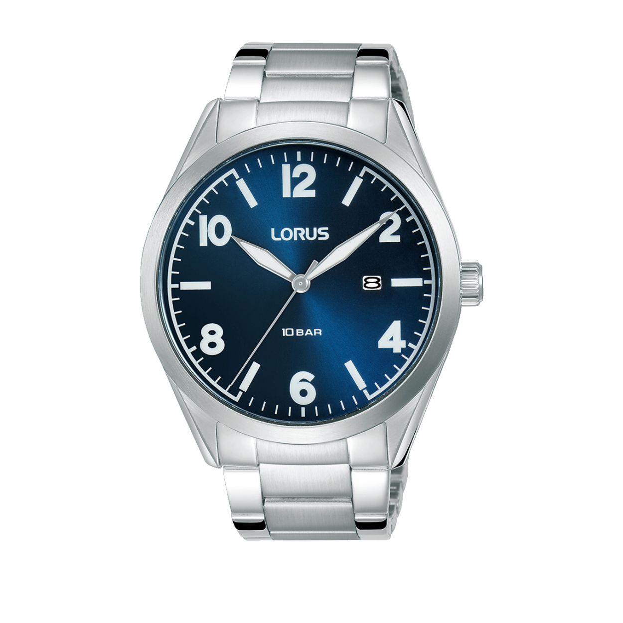 Dit herenhorloge is van het merk Lorus. Het is een analoog horloge gemaakt van staal. De diameter van de kast is 42 mm en de kast is 11 mm dik.
De verdere specificaties van het horloge zijn als volgt:
Glassoort: hardlex mineraal glas
Bandbreedte: 20
Kastmateriaal: staal
Waterdichtheid: 10 ATM
Techniek: quartz