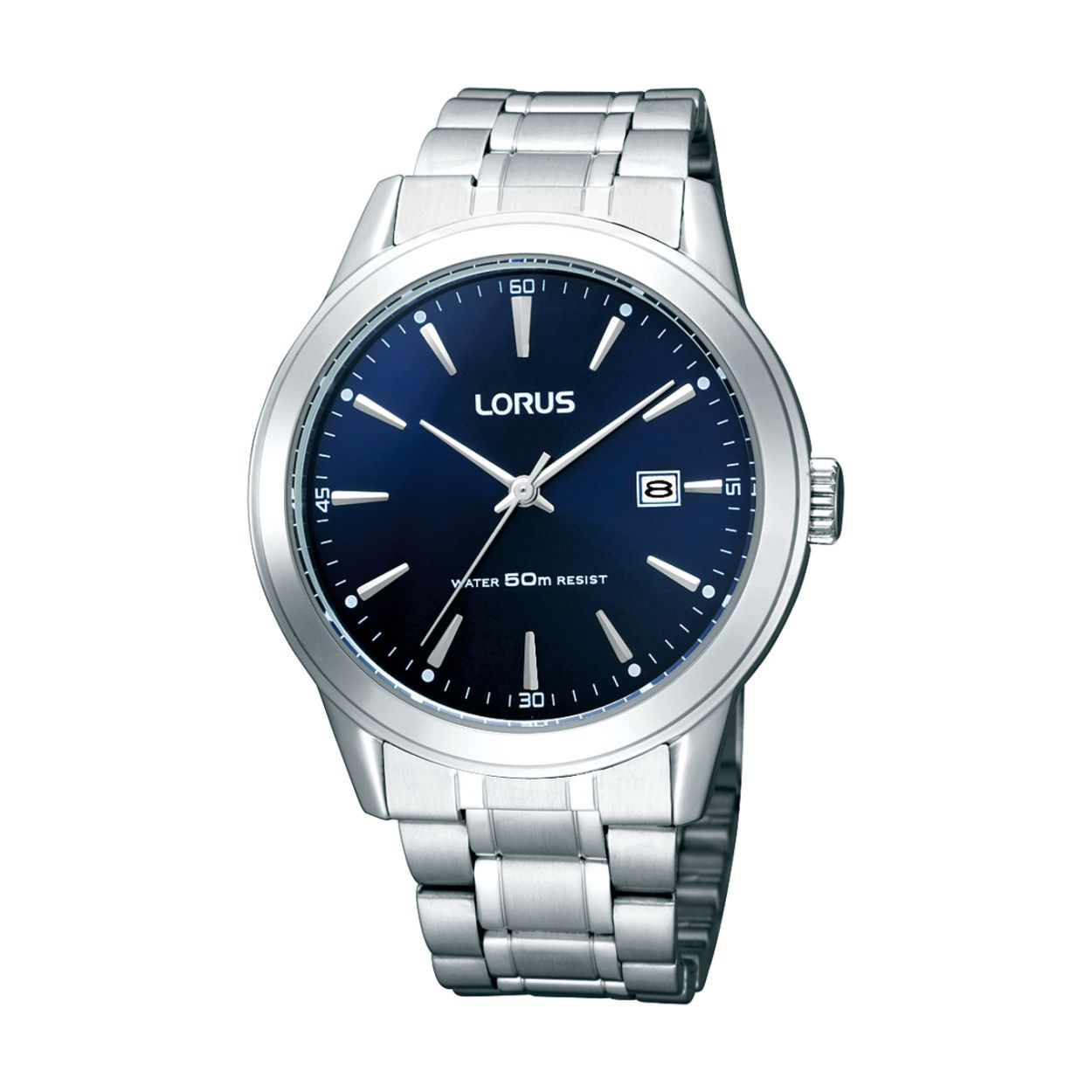 Dit herenhorloge is van het merk Lorus. Het is een analoog horloge gemaakt van staal. De diameter van de kast is 39.5 mm en de kast is 10 mm dik.
De verdere specificaties van het horloge zijn als volgt:
Glassoort: hardlex mineraal glas
Bandbreedte: 19.5
Kastmateriaal: staal
Waterdichtheid: 5 ATM
Techniek: quartz