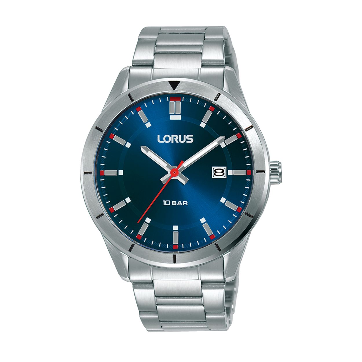Dit herenhorloge is van het merk Lorus. Het is een analoog horloge gemaakt van staal. De diameter van de kast is 40 mm en de kast is 11 mm dik.
De verdere specificaties van het horloge zijn als volgt:
Glassoort: hardlex mineraal glas
Bandbreedte: 20
Kastmateriaal: staal
Waterdichtheid: 10 ATM
Techniek: quartz