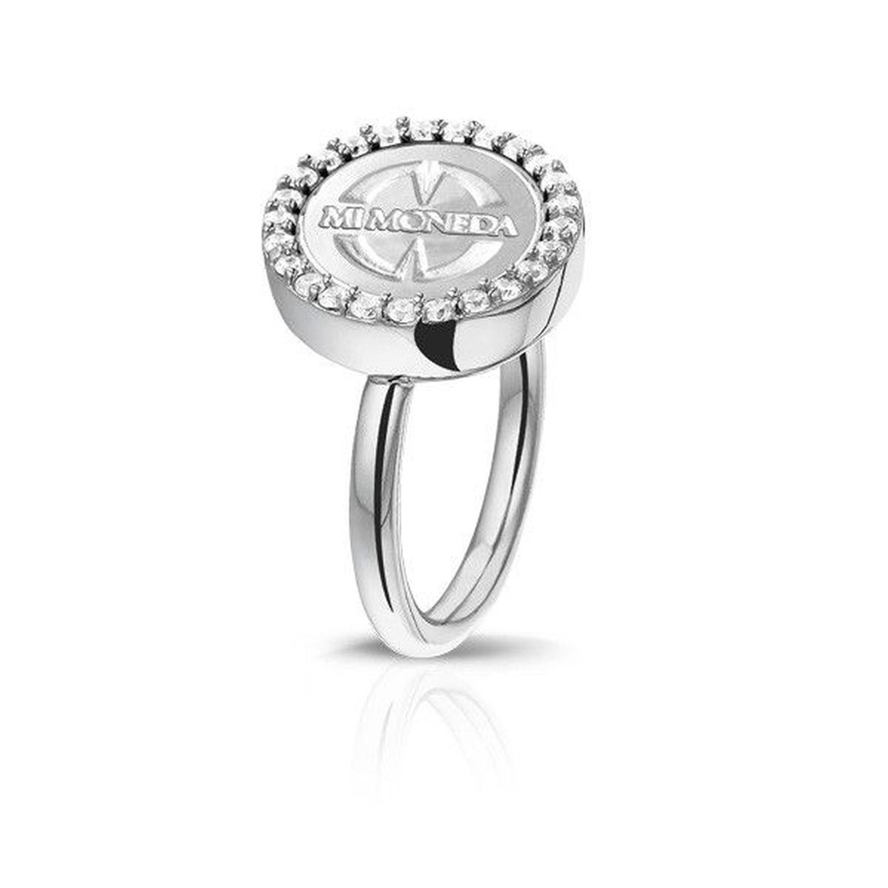 Ring met verwisselbaar muntje