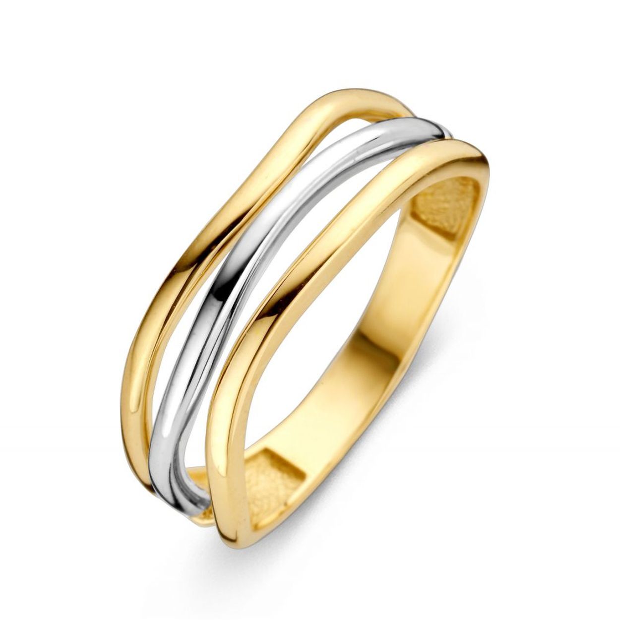 Ring bicolor Maat 56