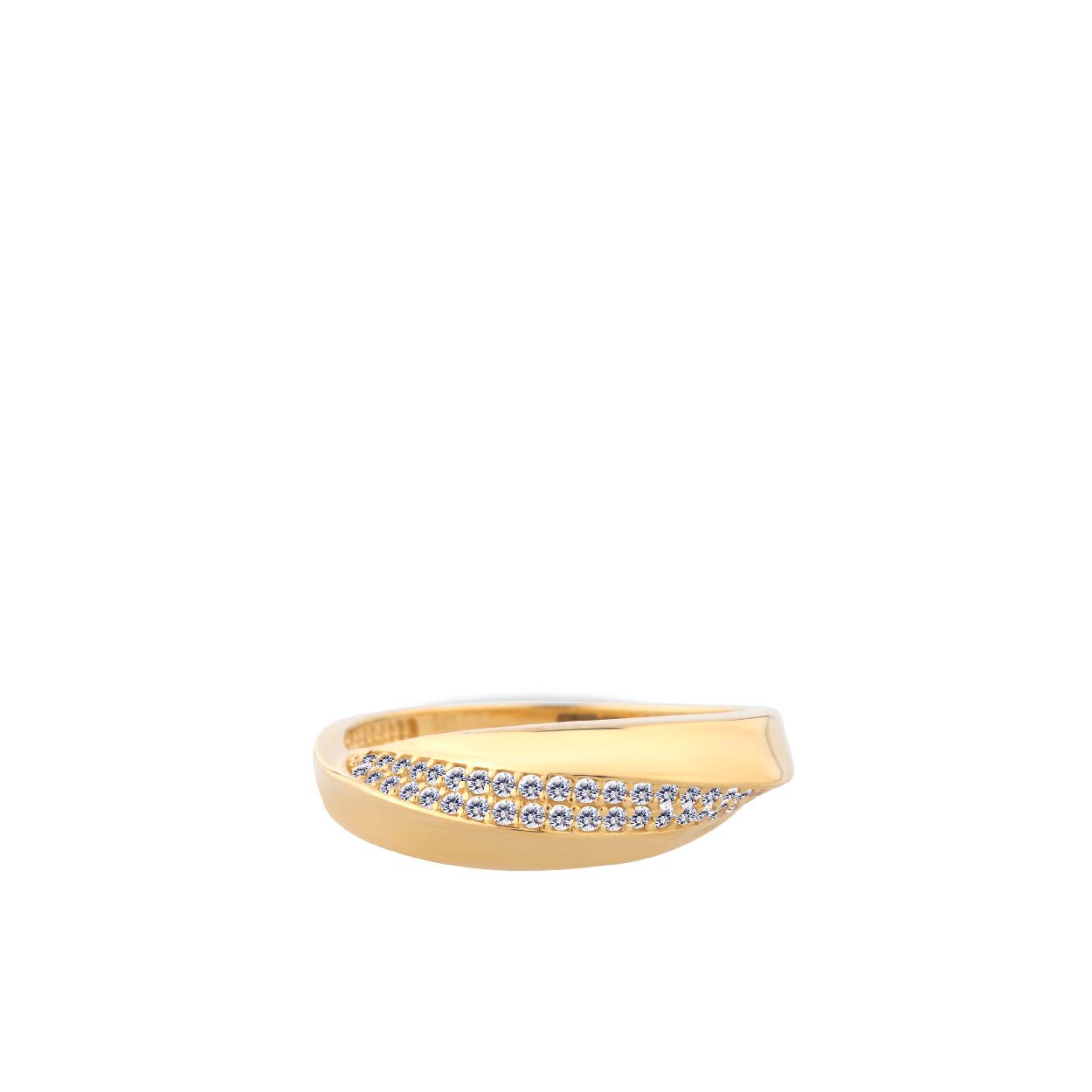 Dit is een ring van het merk Swing Jewels. Dit sieraad is gemaakt van goud. De maat van dit sieraad is: 56