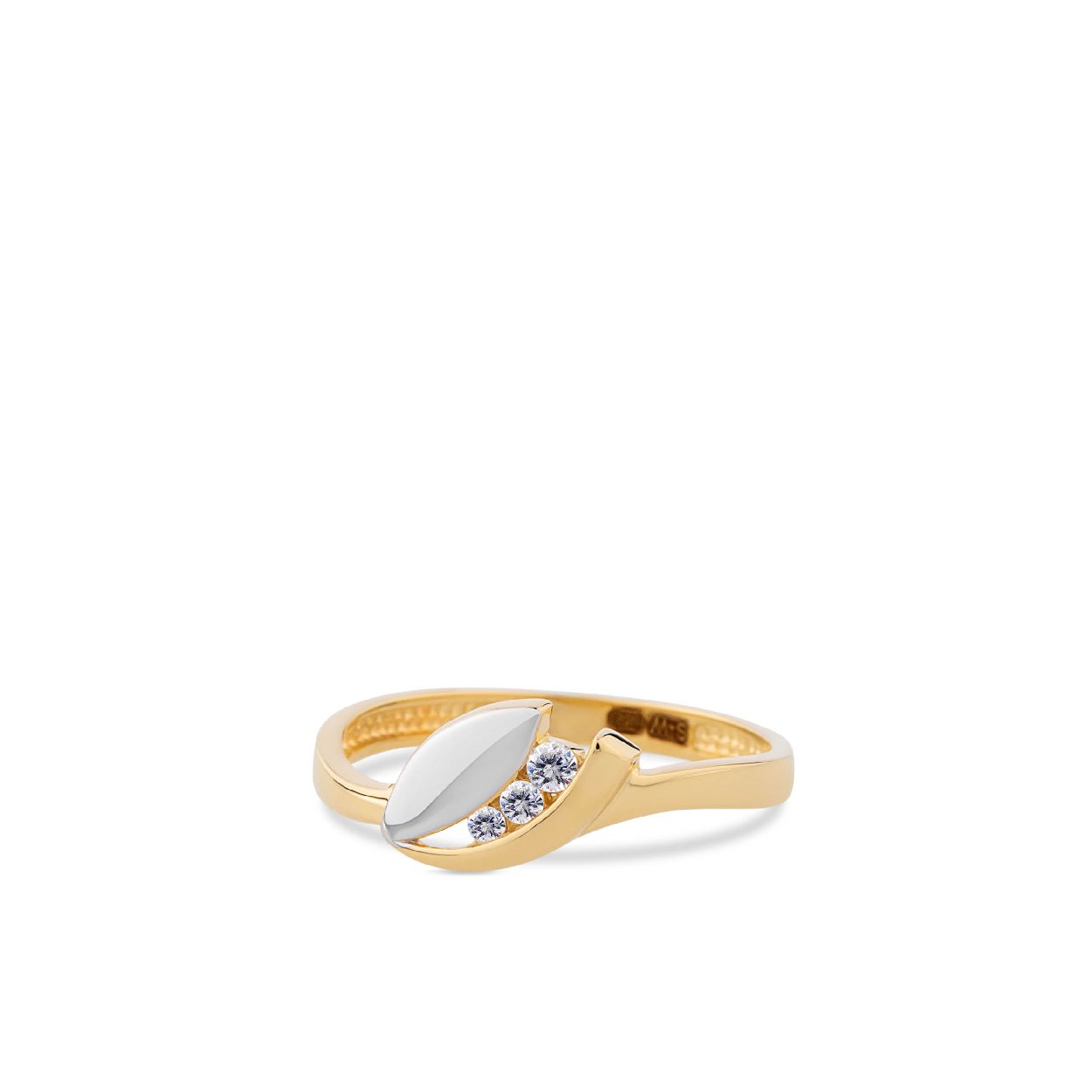 Dit is een ring van het merk Swing Jewels. De kleur van het sieraad is wit en geelgoud. Dit sieraad bevat de edelsteen: zirconia. De kleur van deze edelsteen is: wit.