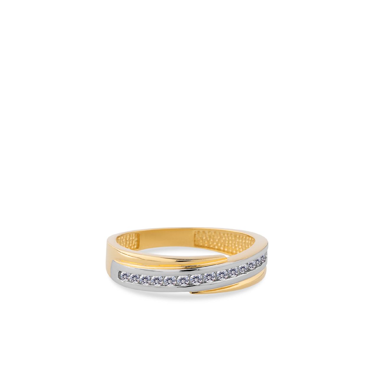 Deze ring is van het merk Swing Jewels. Het is een damessieraad gemaakt van goud, 14 karaat, (legering: 0.585). De ring is geelgoud van kleur.
De verdere specificaties van de ring zijn als volgt:
Breedte (mm): 20.1
Lengte (mm): 52
Hoogte (mm): 4.7
