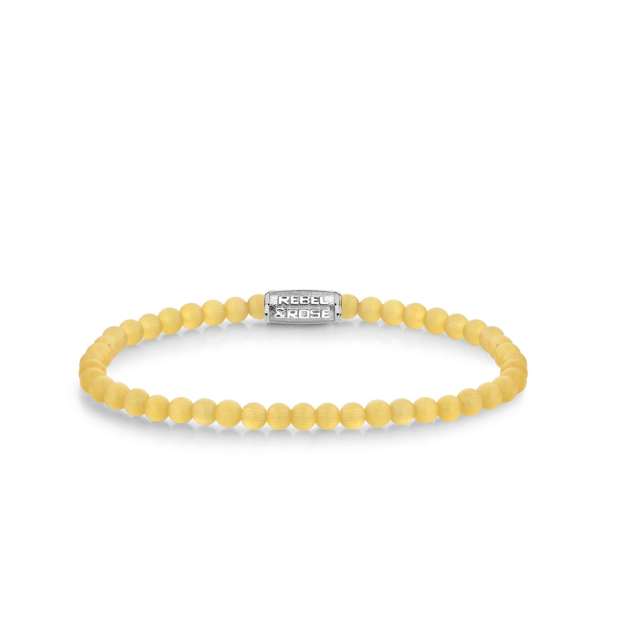 Deze armband is van het merk Rebel & Rose. Het is een damessieraad. De armband is goud van kleur.