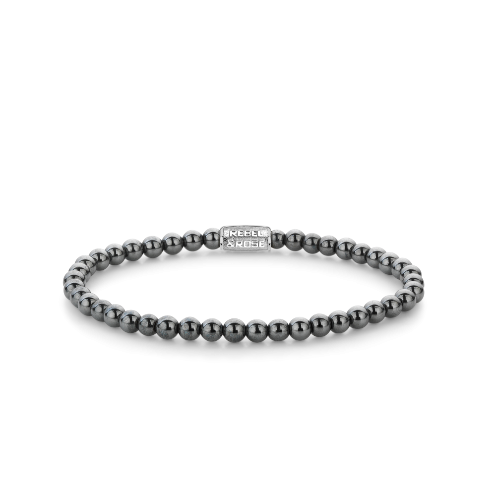 Grey Silver Shine - 4mm Staal