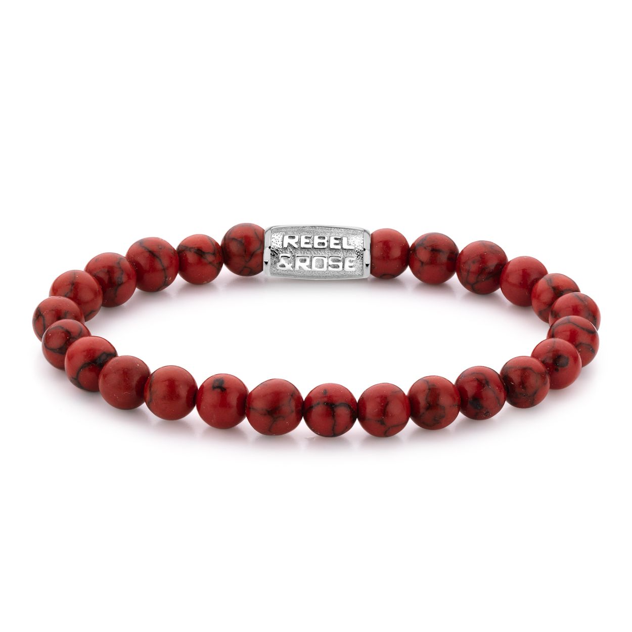 Rebel & Rose - Stones Only Red Delight silver colored 19cm Large