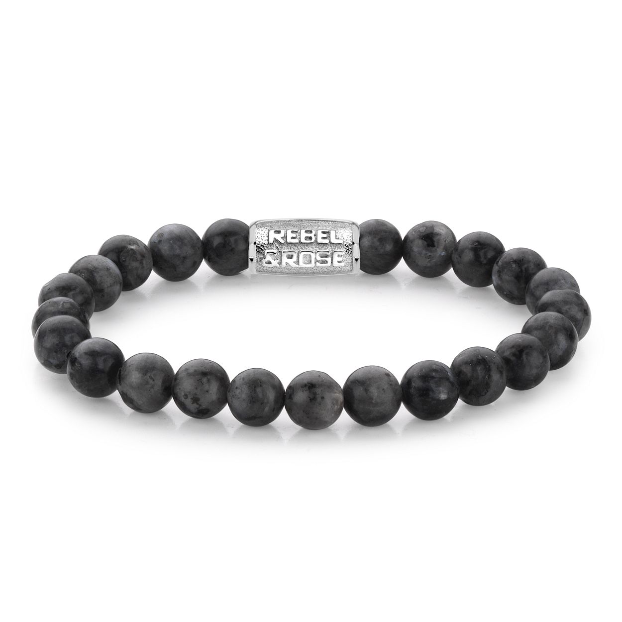Rebel & Rose - Stones Only Grey Seduction silver colored 19cm Large