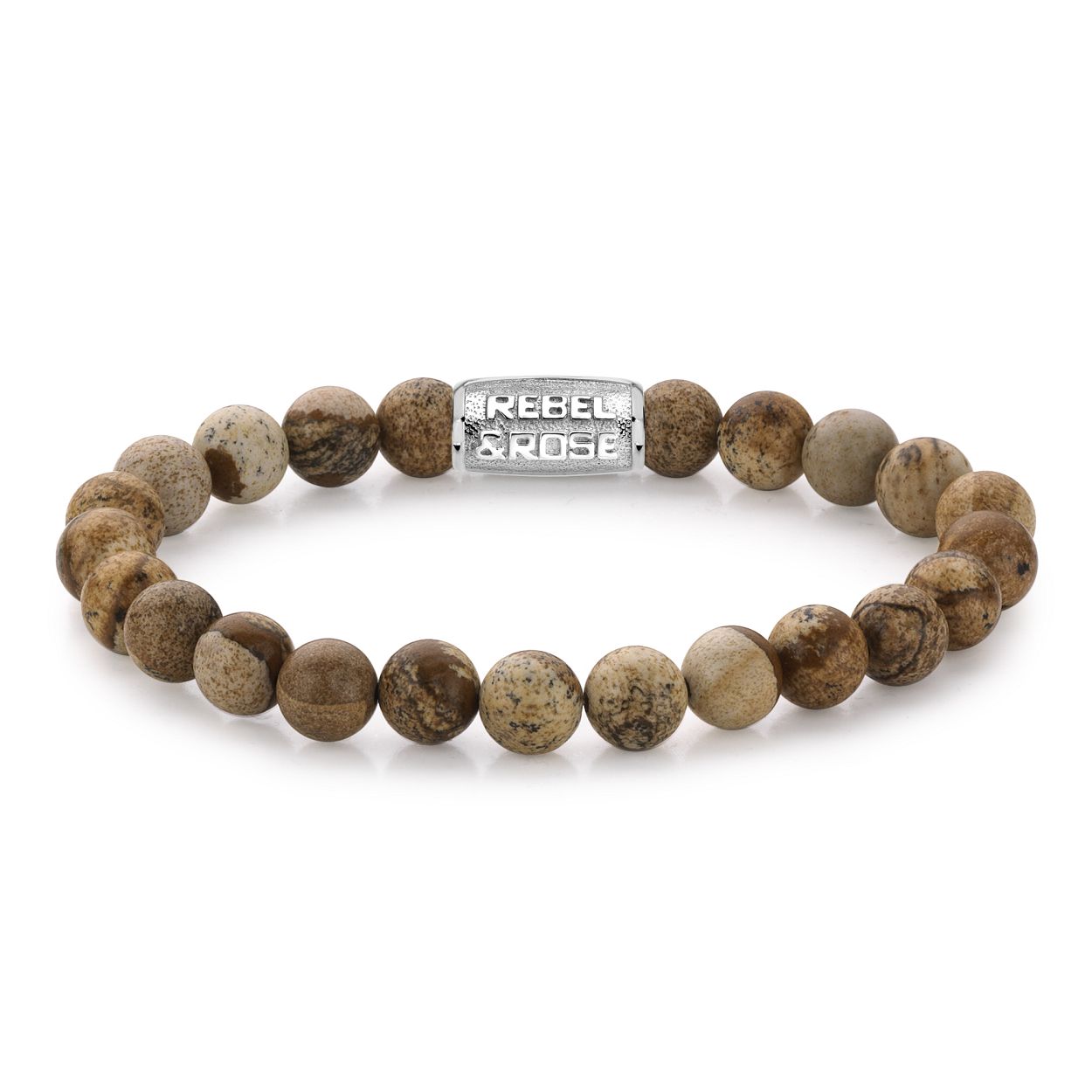 Rebel & Rose - Stones Only Woodstock silver colored 16.5cm