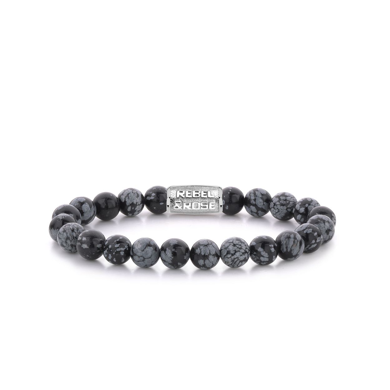 Deze armband is van het merk Rebel & Rose. Het is een herensieraad. De armband is grijs van kleur.