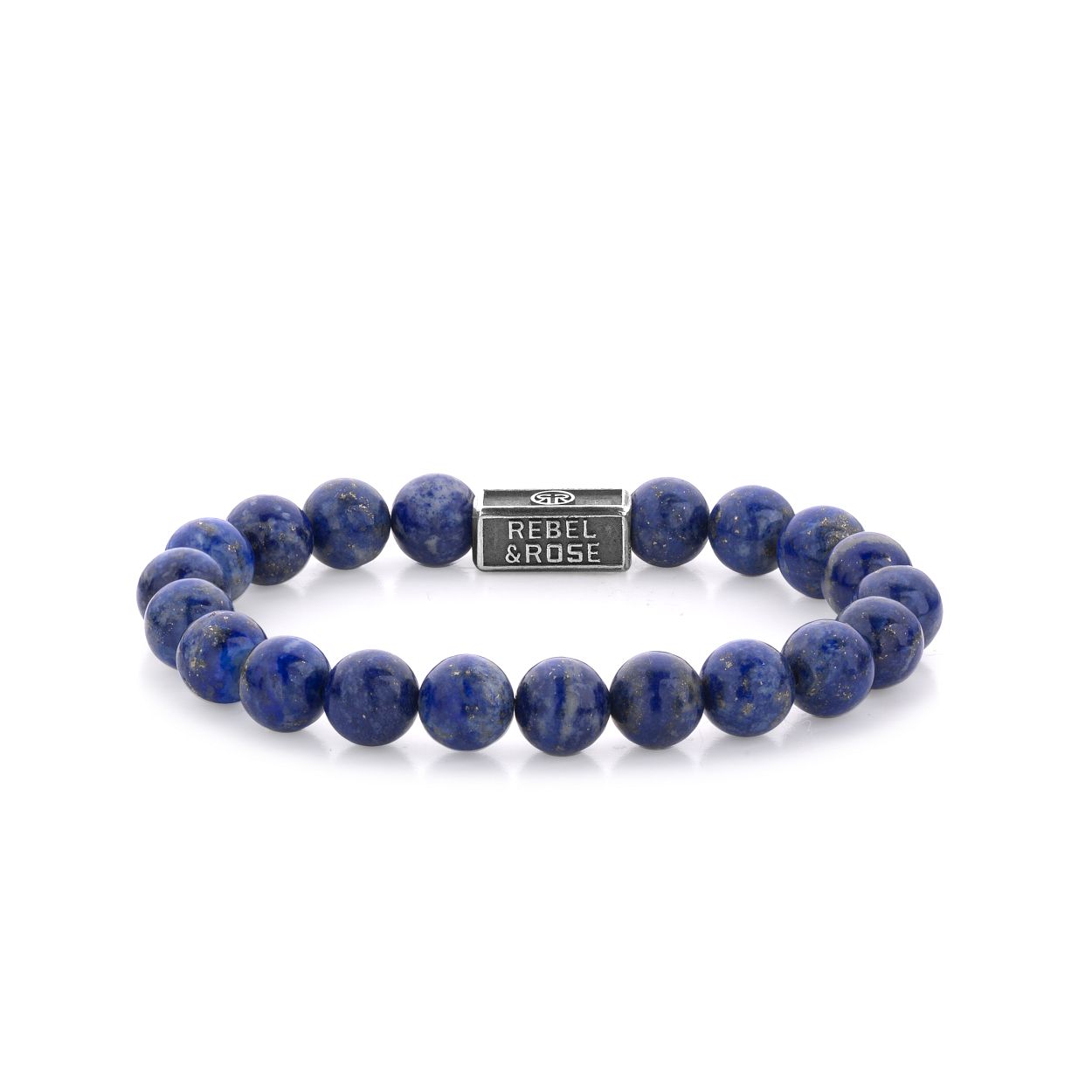 Rebel & Rose - Lapis Lazuli 925, 8mm Medium - RR-8S002-S-M