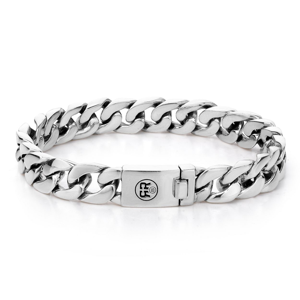 Dit is een herenarmband van het merk Rebel & Rose uit de collectie: 'Bracelets Silver'.

Specificaties:
Maat: L+ (20 cm)
Kleur(en): zilver
Materiaal Sluiting: Zilver
Zilver gewicht: 48.5