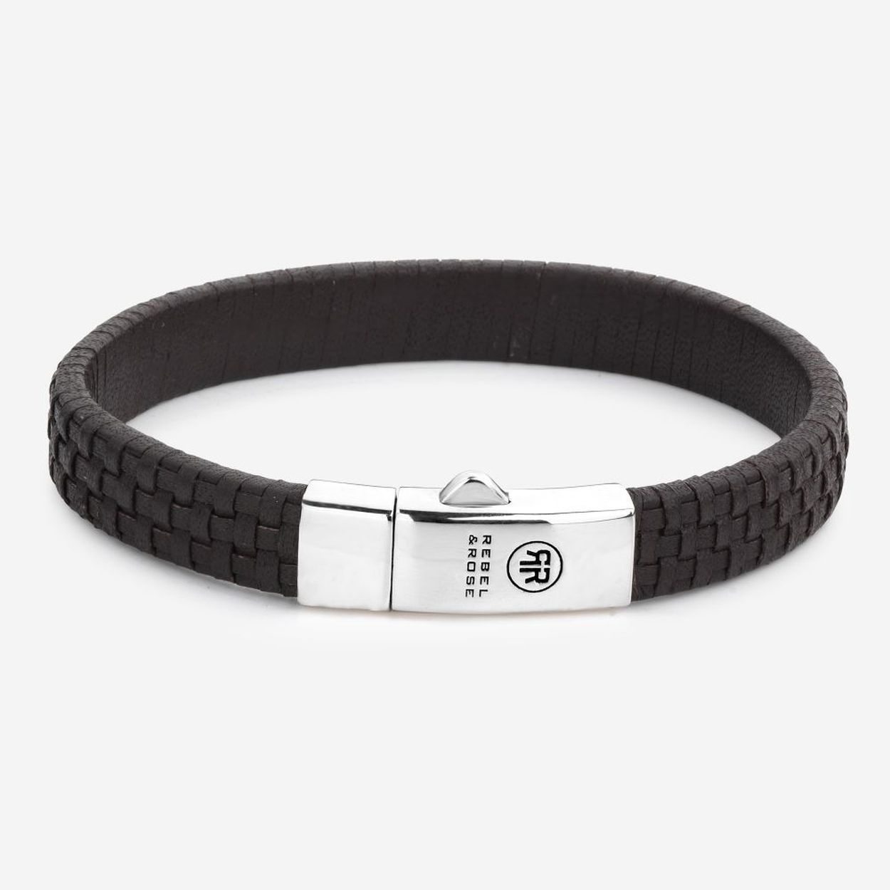 Leren armband van het merk Rebel & Rose. De armband is handmade op Bali met de mooiste leer-soorten en een Sterling Zilveren sluiting (925).