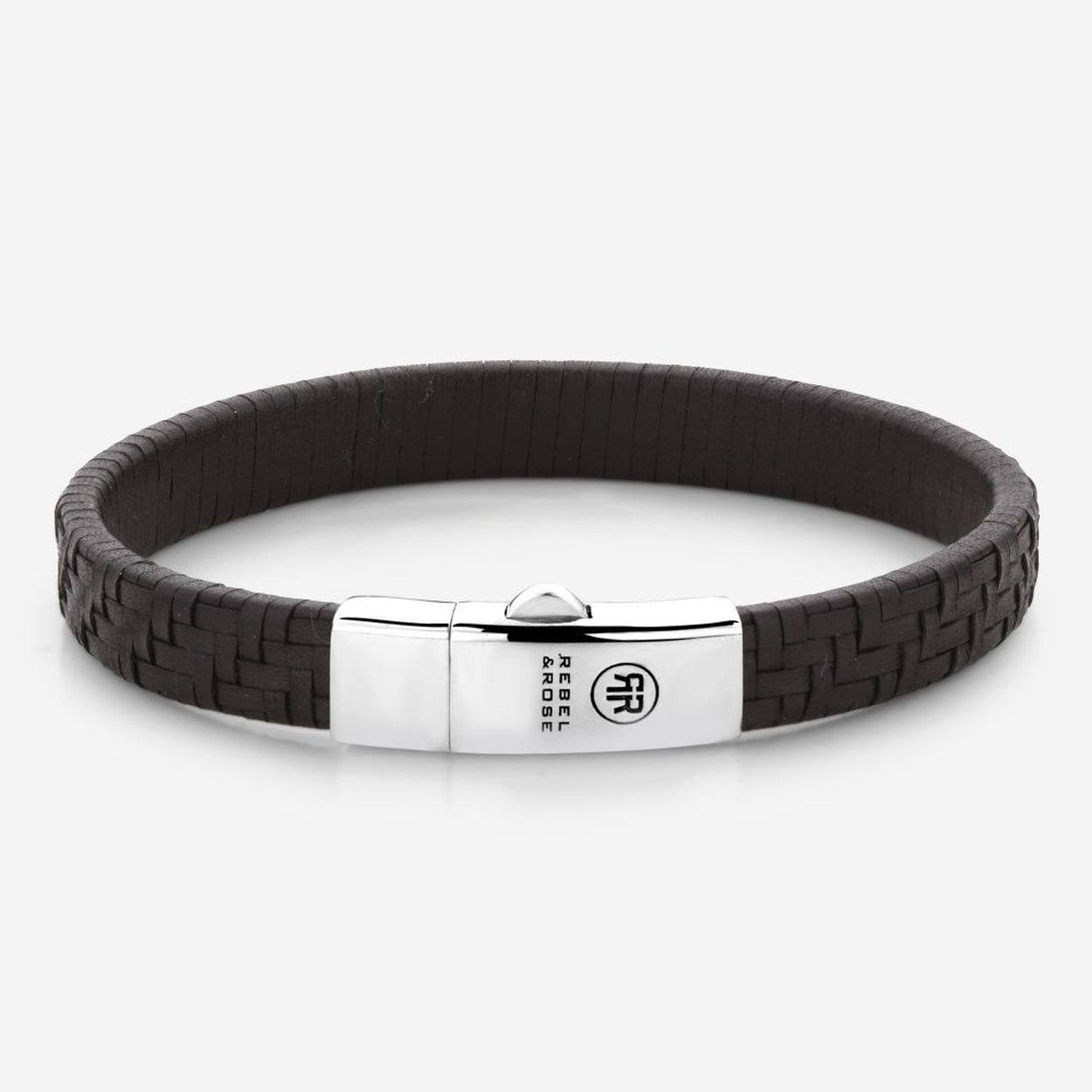 Leren armband van het merk Rebel & Rose. De armband is handmade op Bali met de mooiste leer-soorten en een Sterling Zilveren sluiting (925).