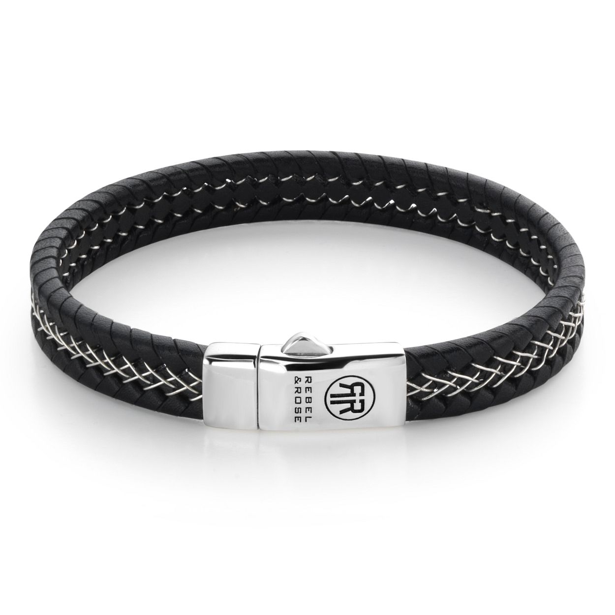 Silver Wired Black Medium