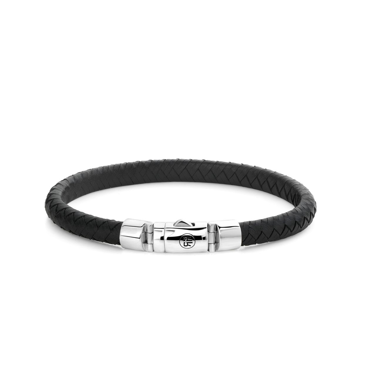 Deze armband is van het merk Rebel & Rose. Het is een herensieraad. De armband is zwart van kleur.