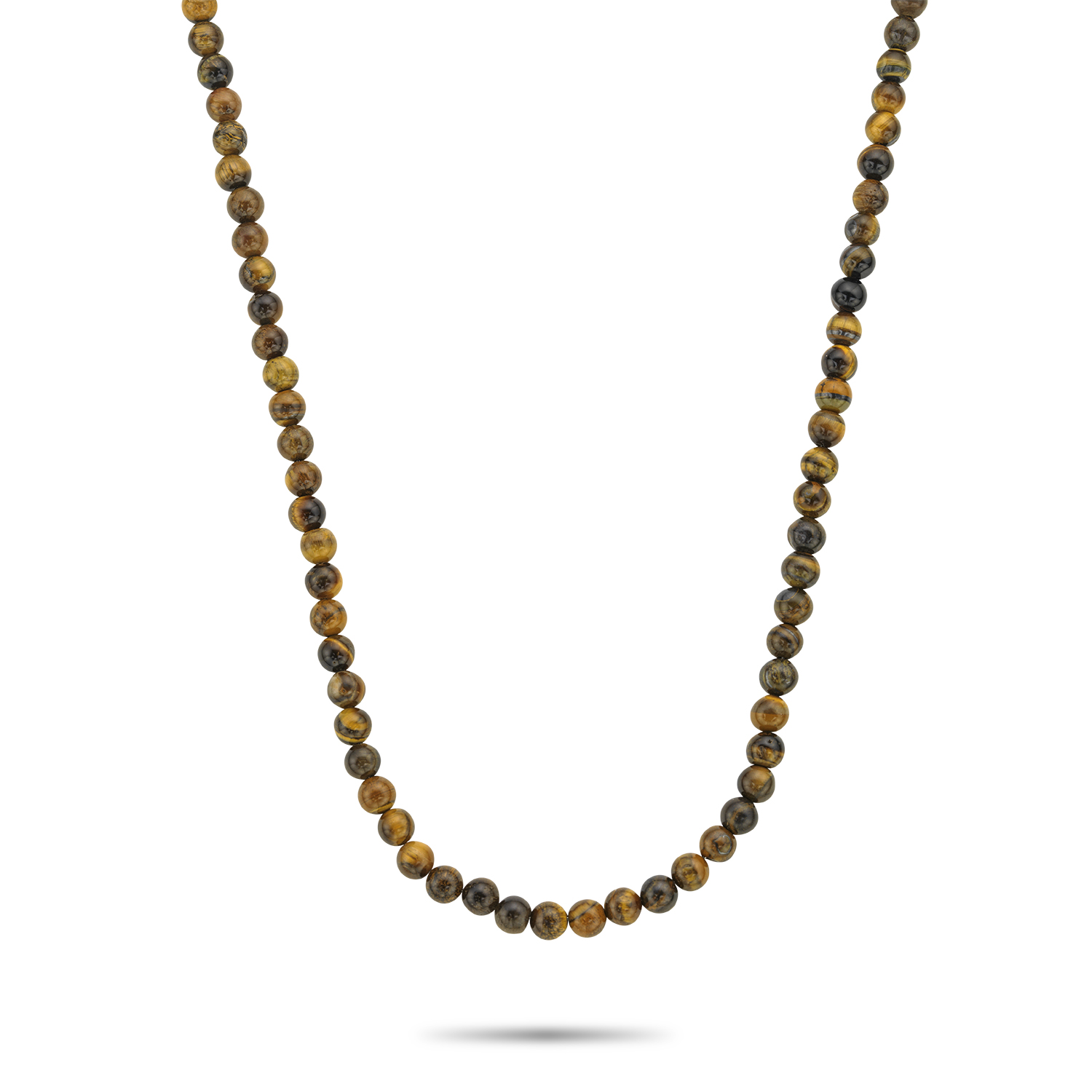 Dit is een collier van het merk Rebel & Rose
Bead ketting handgemaakt van 6mm geel bruine Tijgeroog stenen met een edelstalen schroefsluiting. Het Rebel & Rose sieraad is makkelijk te combineren met zilveren, leren of kralenarmbanden.