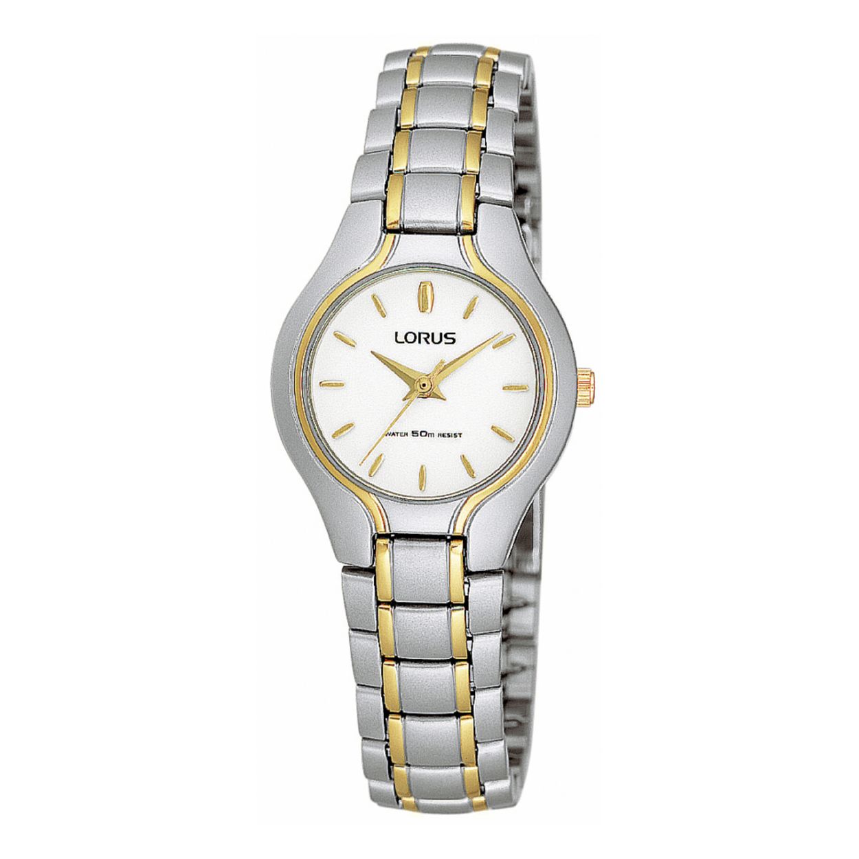 Dit dameshorloge is van het merk Lorus. Het is een analoog horloge gemaakt van staal. De diameter van de kast is 24 mm en de kast is 8 mm dik.
De verdere specificaties van het horloge zijn als volgt:
Glassoort: hardlex mineraal glas
Bandbreedte: 12
Kastmateriaal: staal
Waterdichtheid: 5 ATM
Techniek: quartz