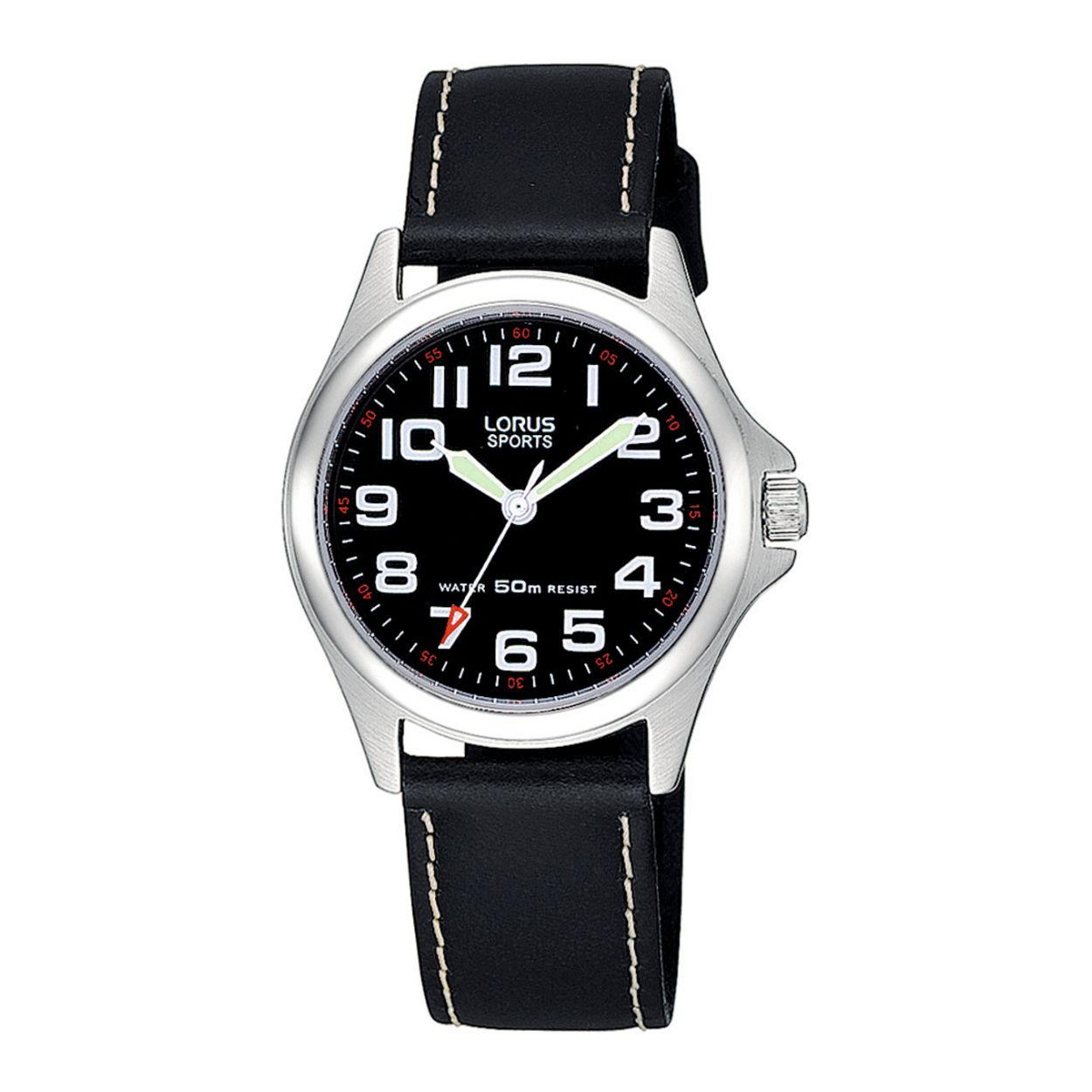 Dit dameshorloge is van het merk Lorus. Het is een analoog horloge gemaakt van leer. De diameter van de kast is 31 mm en de kast is 8 mm dik.
De verdere specificaties van het horloge zijn als volgt:
Glassoort: hardlex mineraal glas
Bandbreedte: 16
Kastmateriaal: staal
Waterdichtheid: 5 ATM
Techniek: quartz