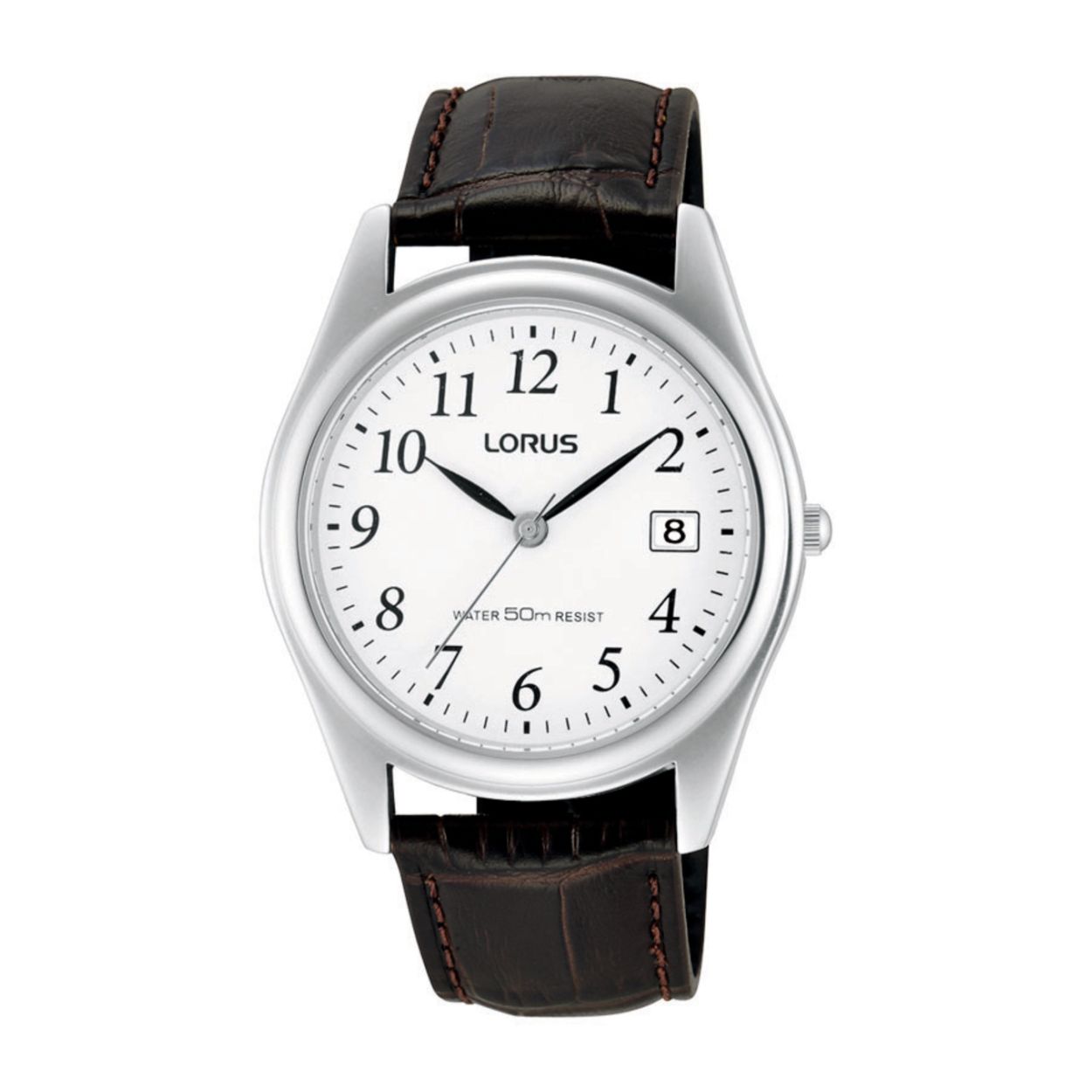 Dit herenhorloge is van het merk Lorus. Het is een analoog horloge gemaakt van leer. De diameter van de kast is 38 mm en de kast is 8 mm dik.
De verdere specificaties van het horloge zijn als volgt:
Glassoort: hardlex mineraal glas
Bandbreedte: 20
Kastmateriaal: metaal
Waterdichtheid: 5 ATM
Techniek: quartz