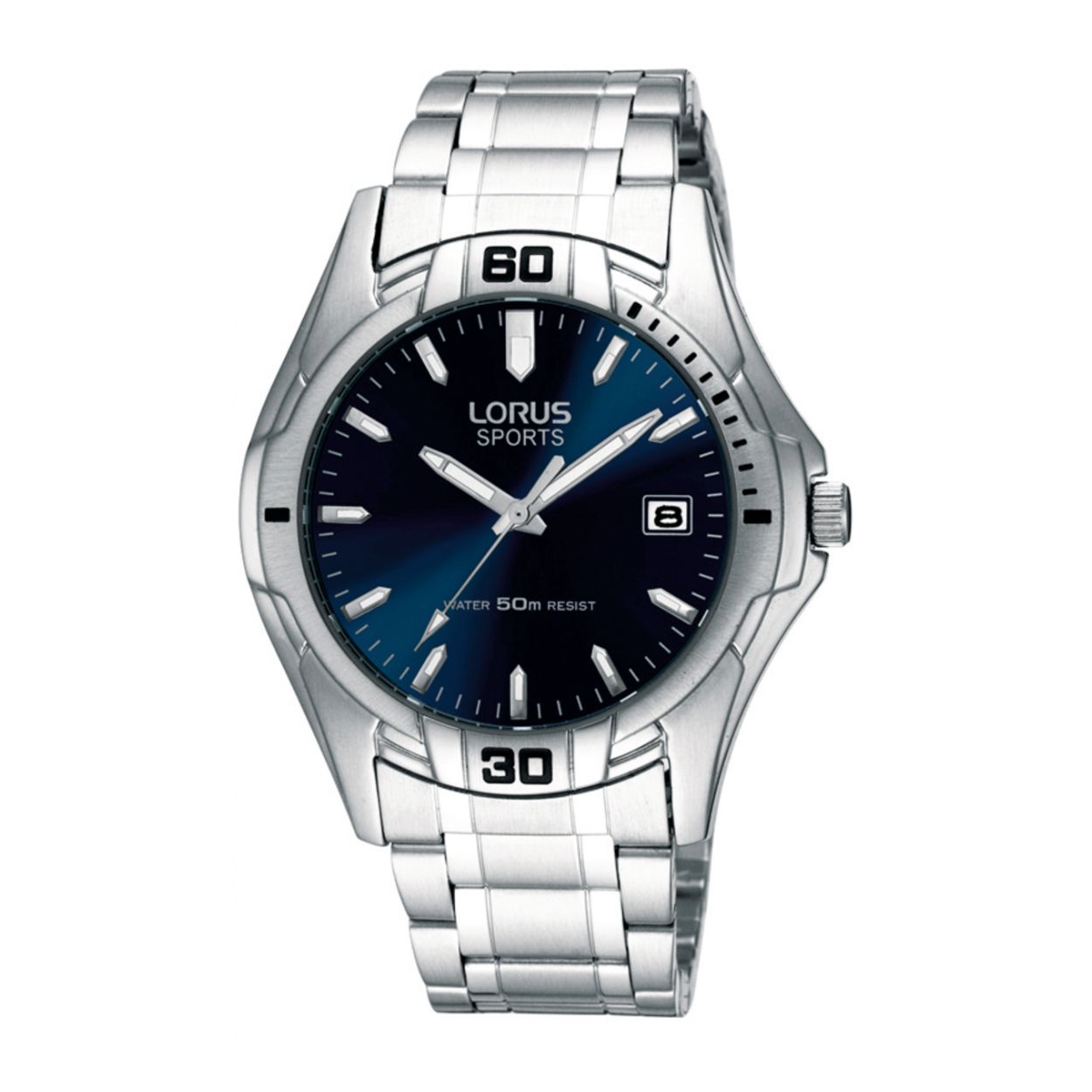 Dit herenhorloge is van het merk Lorus. Het is een analoog horloge gemaakt van staal. De diameter van de kast is 39 mm en de kast is 8.5 mm dik.
De verdere specificaties van het horloge zijn als volgt:
Glassoort: hardlex mineraal glas
Bandbreedte: 19
Kastmateriaal: staal
Waterdichtheid: 5 ATM
Techniek: quartz