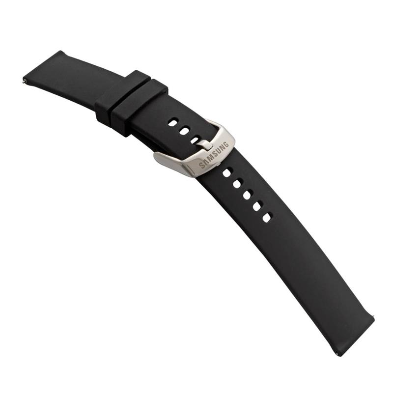 Deze offici&euml;le Samsung horlogeband komt uit de Special Edition collectie en is geschikt voor alle Samsung smartwatches met een bandbreedte van 22mm. De zwartkleurige siliconen band kan gemakkelijk zelf worden bevestigd door de Easy Click Pushpin. Kies jouw favoriet uit het brede assortiment van de Samsung Special Edition horlogebanden!