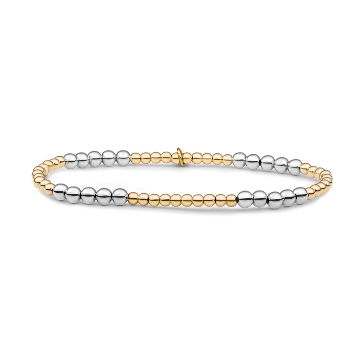 Armband | Bicolor mix 3mm Goud + 4mm Zilver