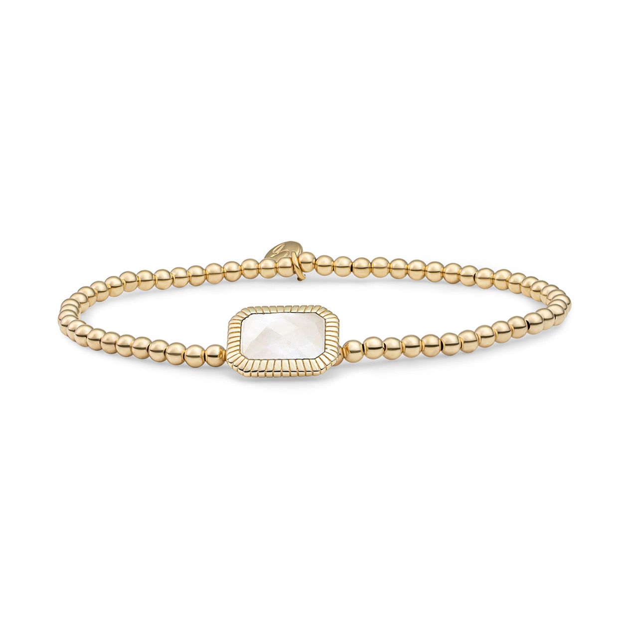 MOTHER OF PEARL BAQUETTE BRACELET