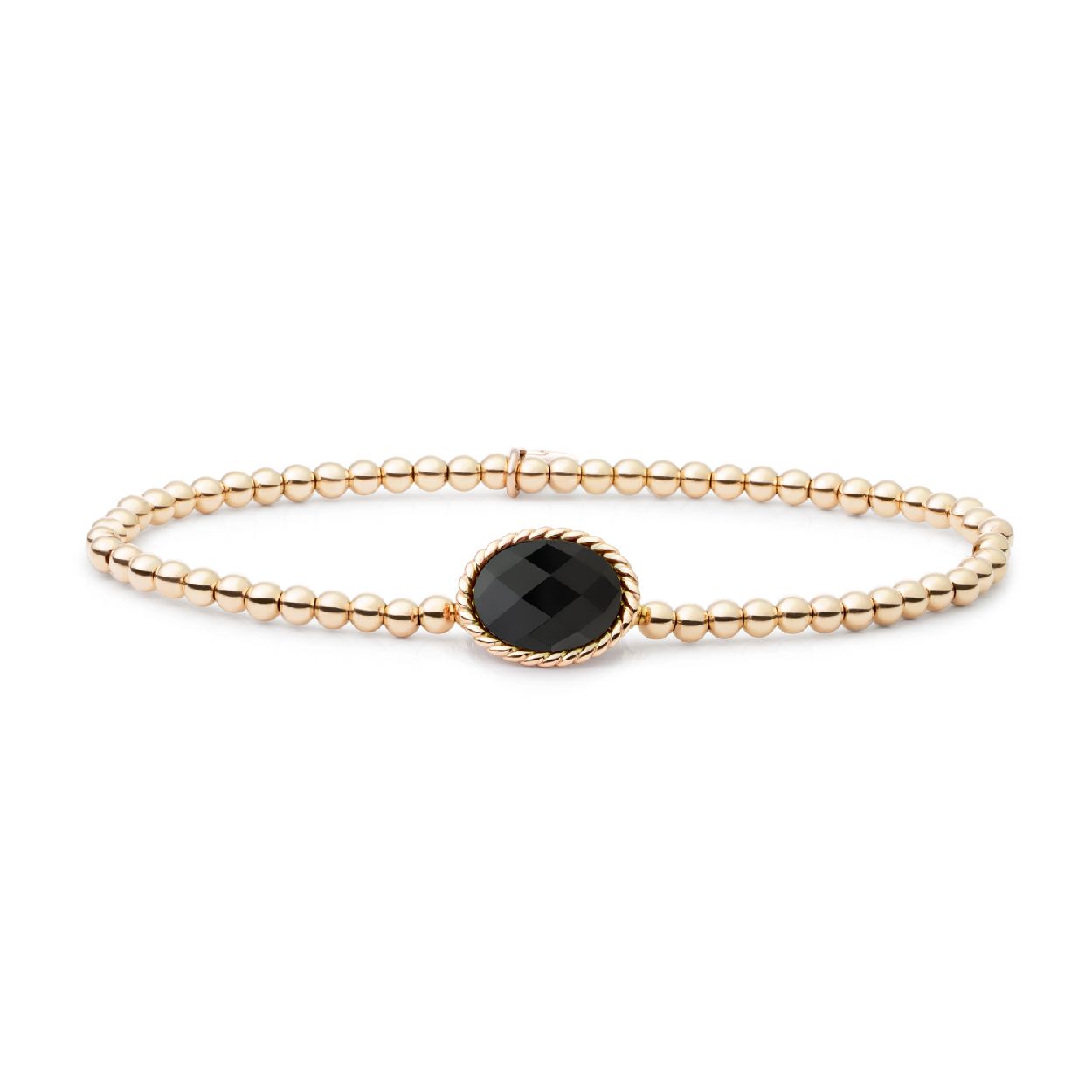 Deze armband is van het merk Sparkling Jewels. Het is een damessieraad. De armband is goud van kleur.
De verdere specificaties van de armband zijn als volgt:
Steensoort:Onyx
Steenkleur: Zwart