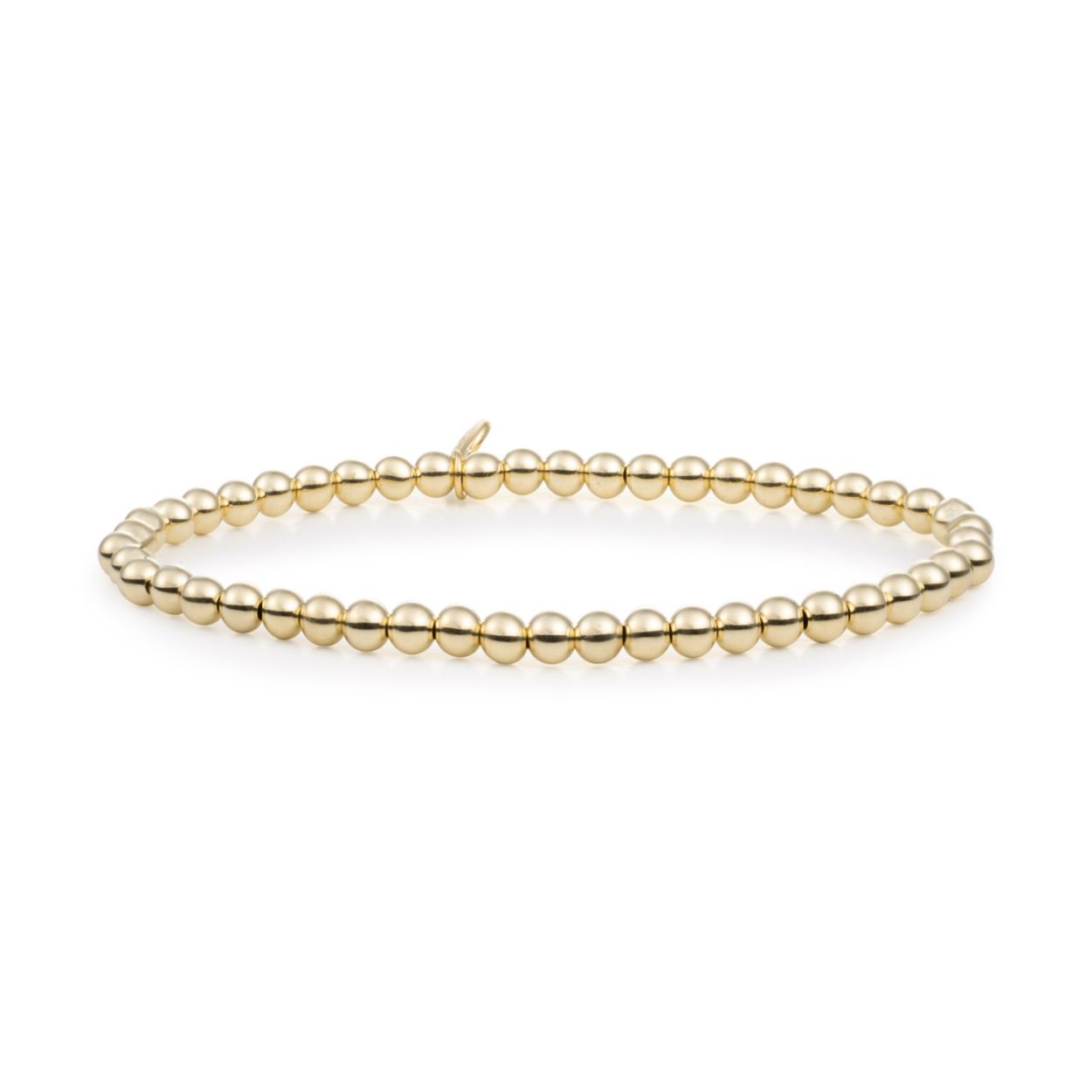 Armband - Goud verguld Saturnus Medium - 4mm