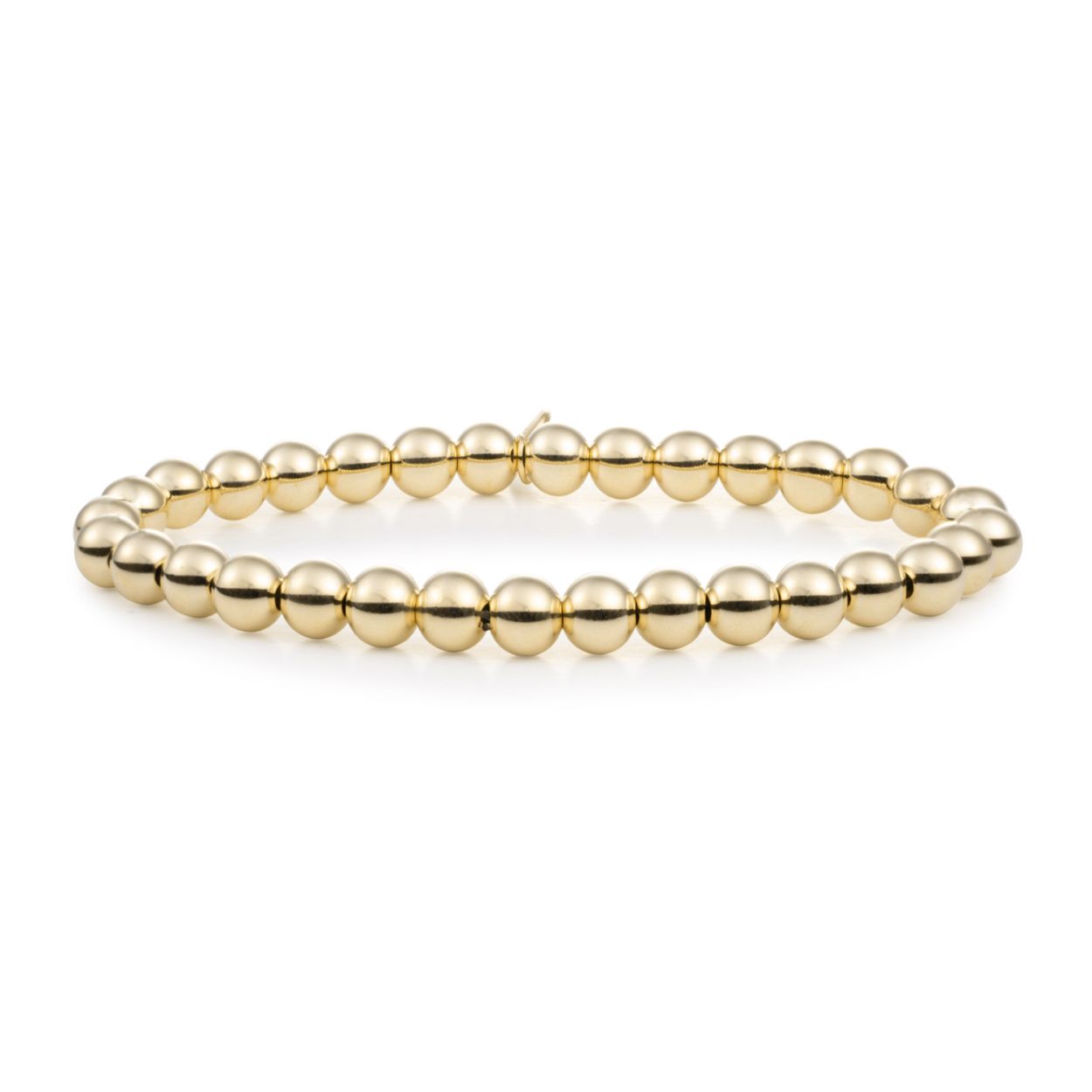 Armband - Goud verguld Saturnus Large - 6mm