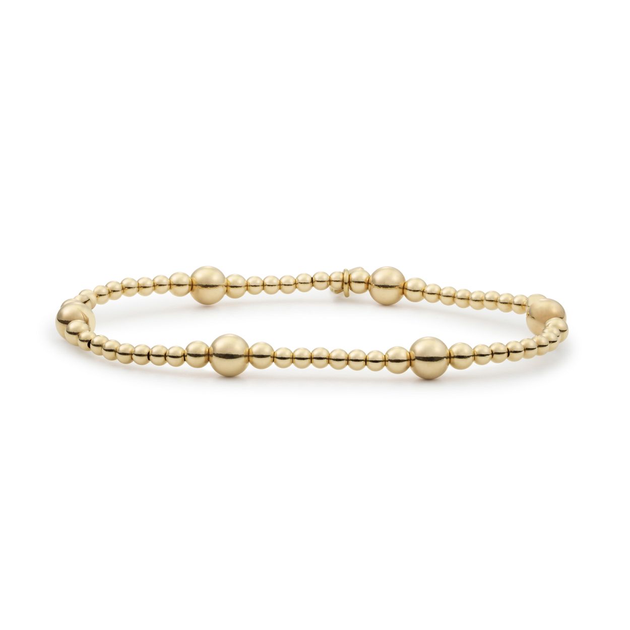 Stack je armbanden met onze kralen armbanden. Ze passen perfect bij al onze armbanden. Hoe meer, hoe beter. Maar deze Mix Eclipse armband is ook prachtig om alleen te dragen.

3mm - 6mm kralen
Levenslange plating garantie op de kralen.