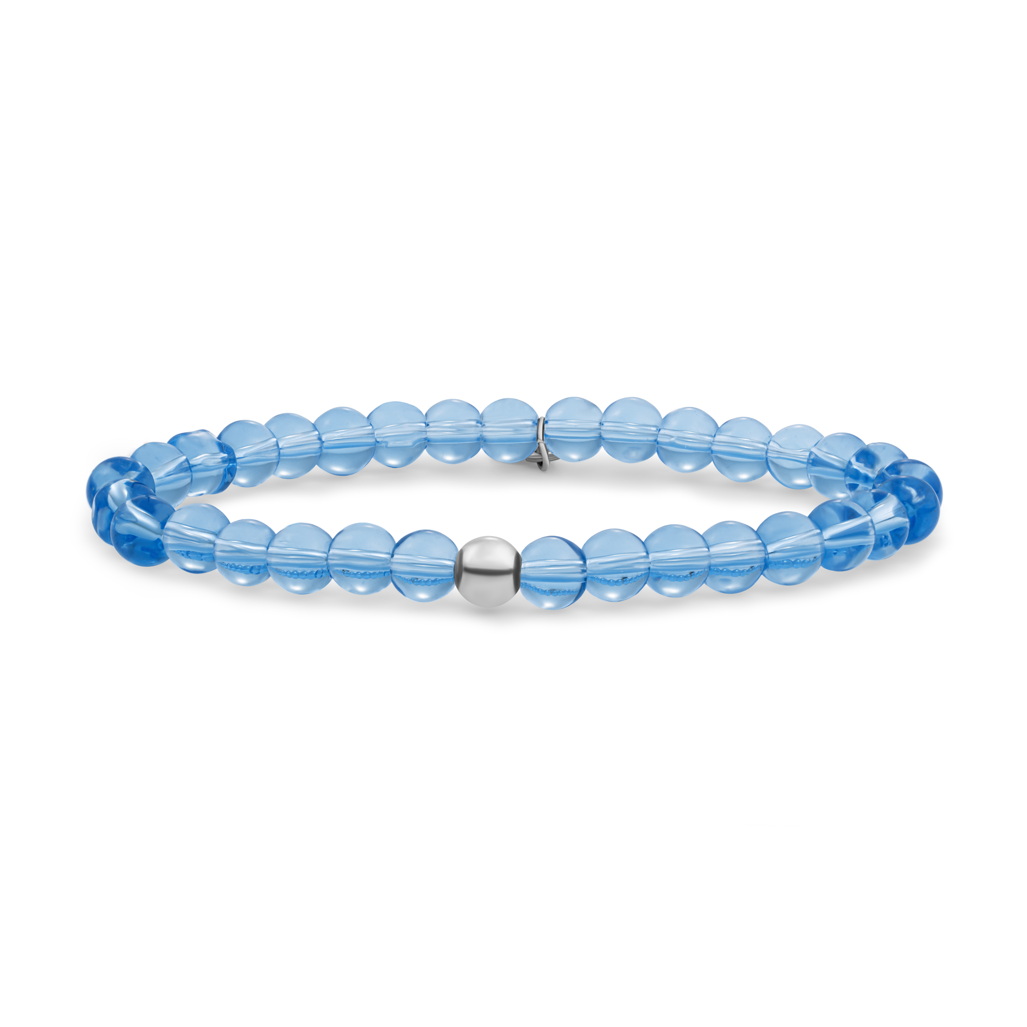 Aquamarine Quartz Saturn large armband SB-GEM56-ADD-6MM