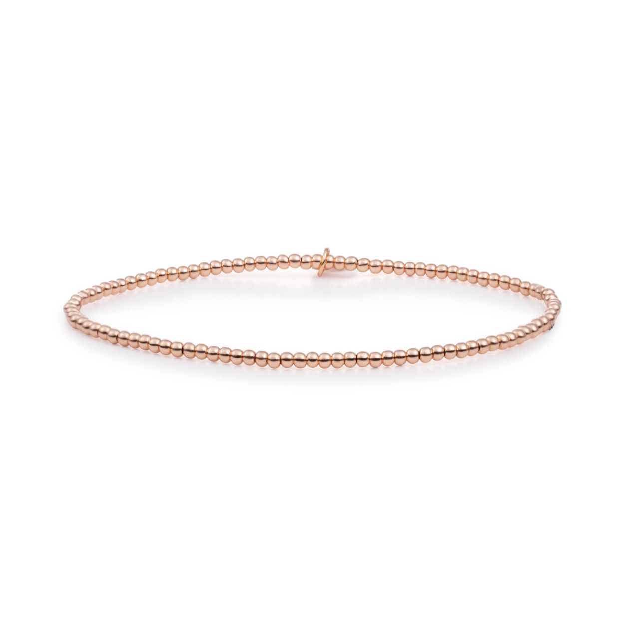 Armband - Rosegoud Saturnus small - 2mm