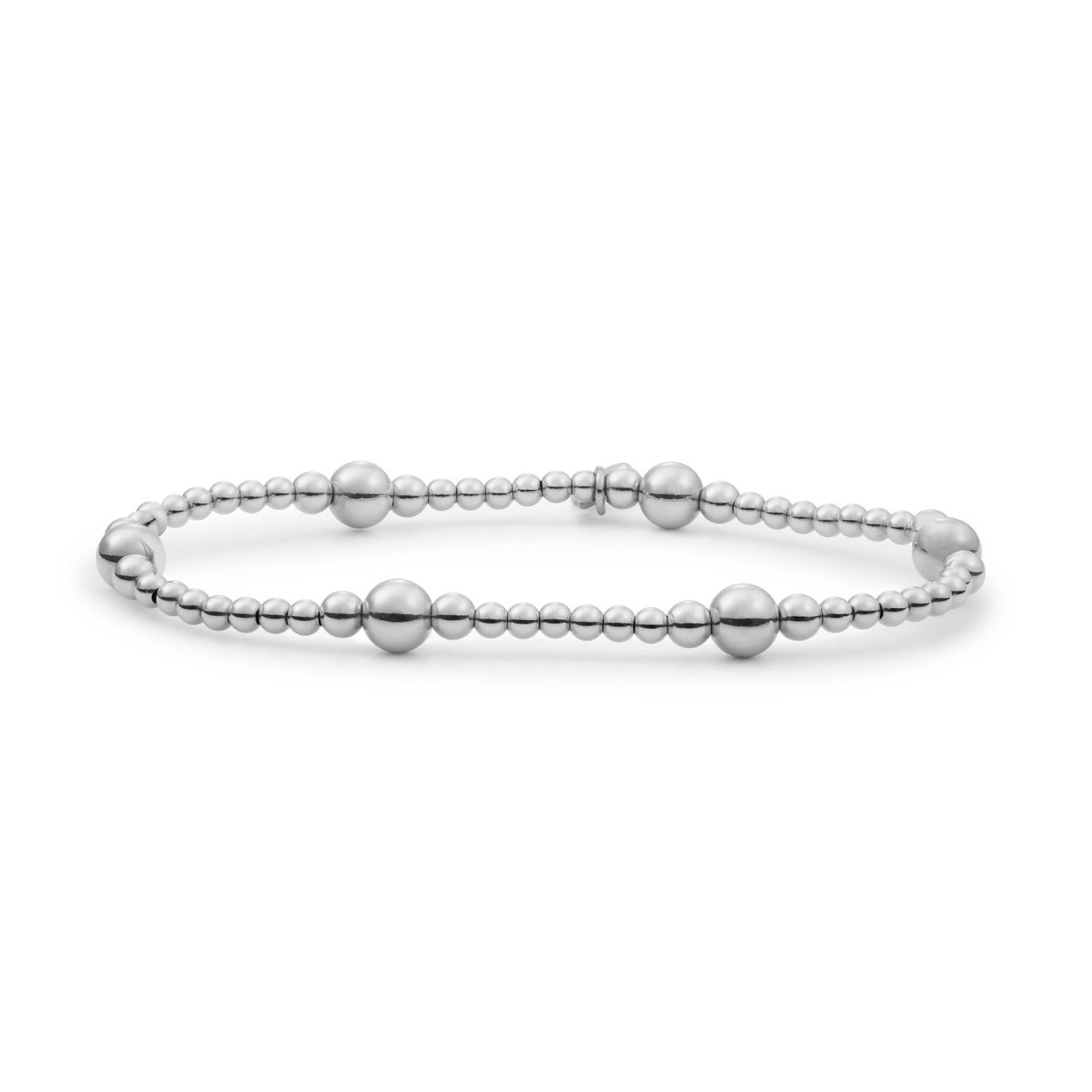 Stack je armbanden met onze kralen armbanden. Ze passen perfect bij al onze armbanden. Hoe meer, hoe beter. Maar deze Mix Eclipse armband is ook prachtig om alleen te dragen.

3mm - 6mm kralen
Met extra rhodium plating voor langdurige glans