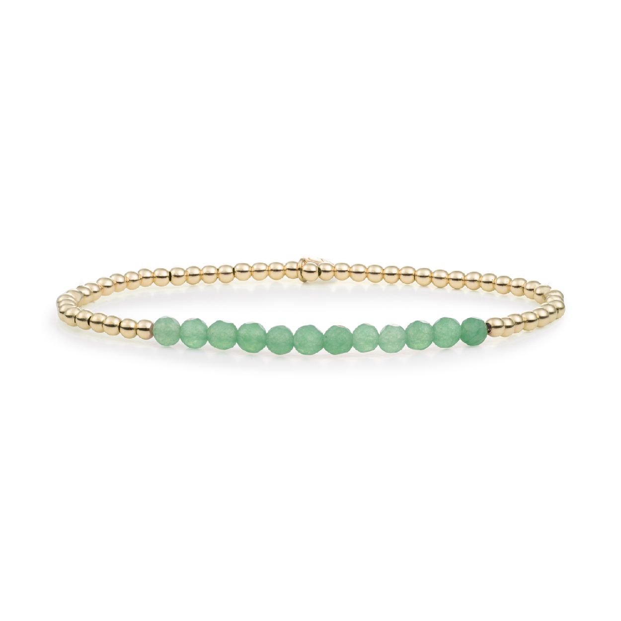 Armband - Groen Aventurijn Universe - Goud 3mm